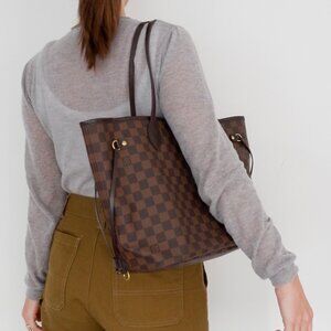 Authentic Preowned Louis Vuitton Damier Ebene Neverfull MM